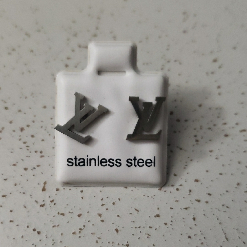 Silver Stainless Steel Earrings